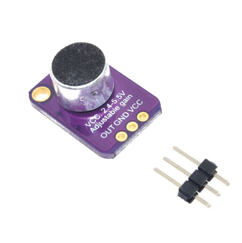 MAX4466 Electret Microphone Amplifier Module with Adjustable Gain MAX4466 Electret Microphone Amplifier Module with Adjustable Gain